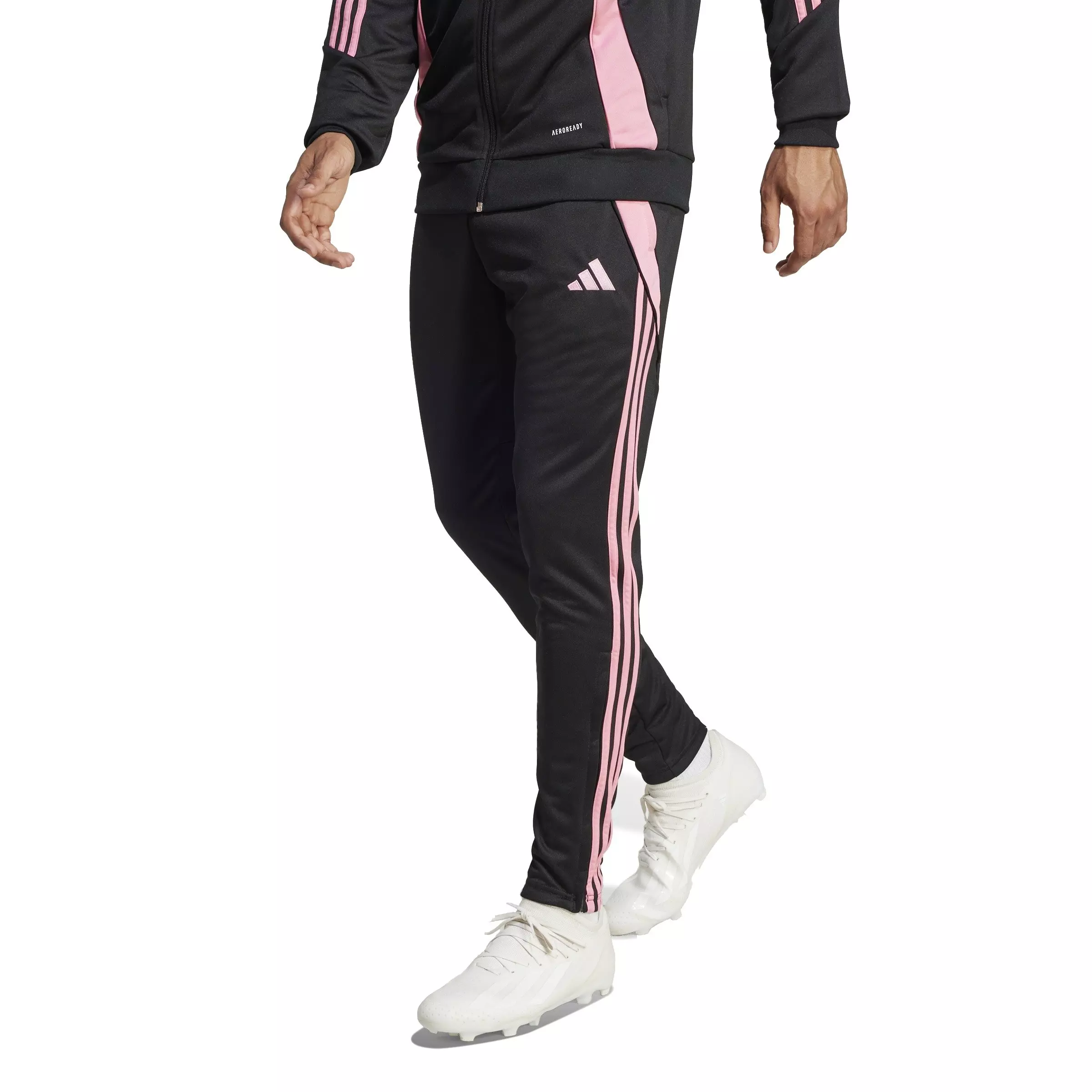 Adidas pink tracksuit mens online